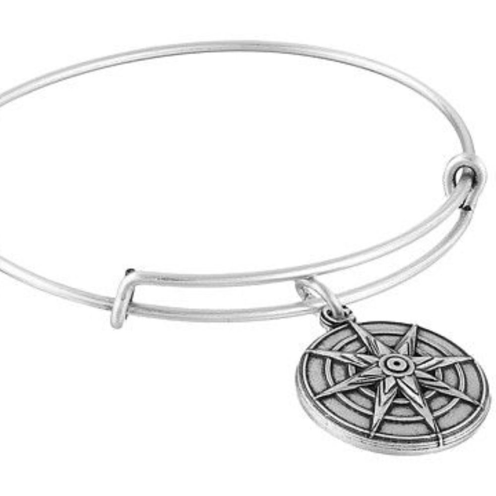 NWT Alex & Ani Bracelet Star of Venus III Silver
